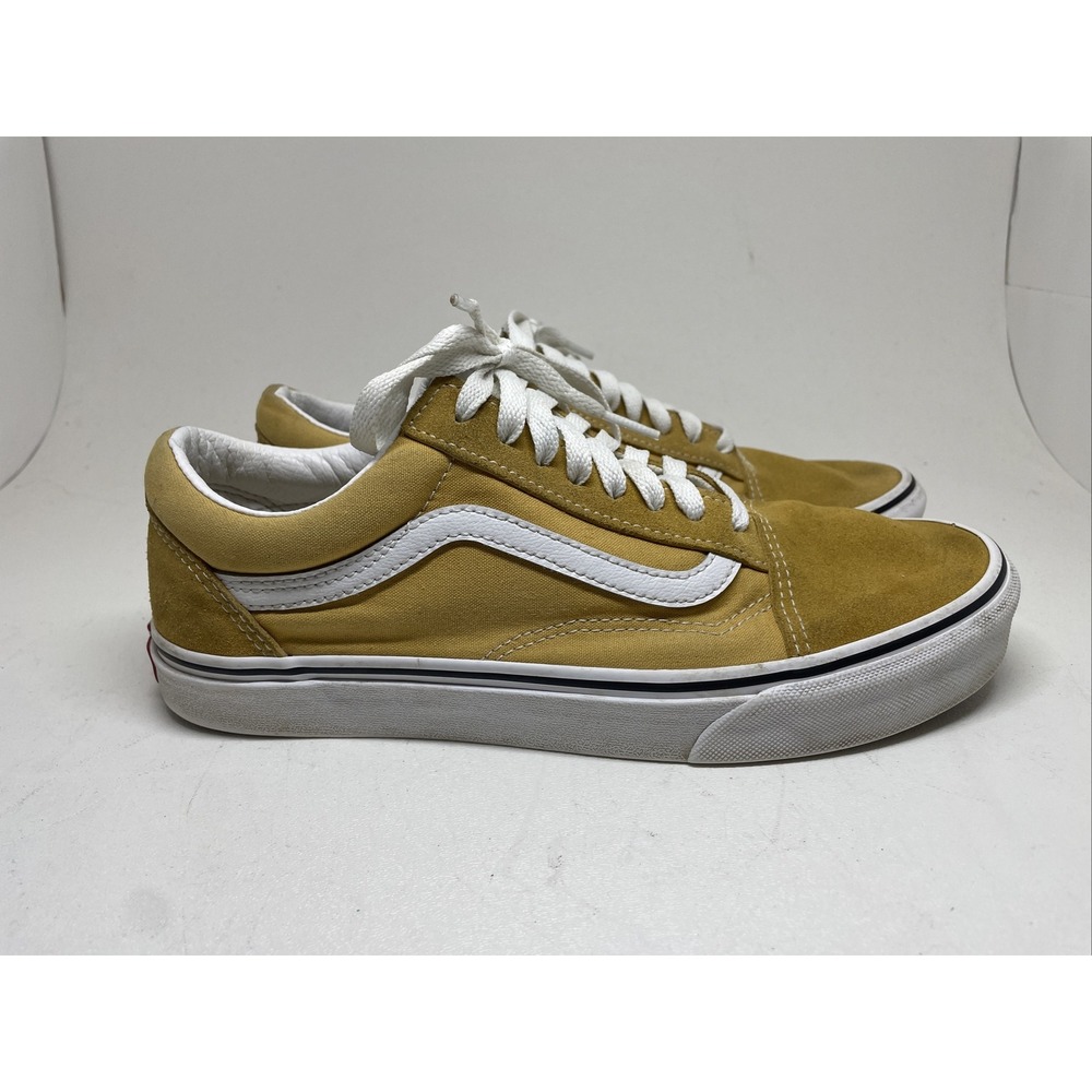 Vans Off The Wall Shoes Low Rise (500714) Mens Size 8.5 Wmn 10 Mustard Yellow